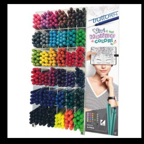 ESP432PEZZI - TRATTO PEN COLORI ASS